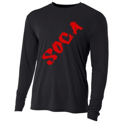 Soca Trinidad And Tobago Island Caribbean Gift Cooling Performance Long Sleeve Crew