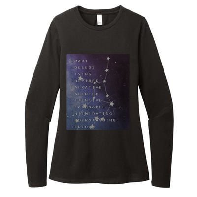 Sagittarius The Archer Horoscopes Funny Gift Womens CVC Long Sleeve Shirt