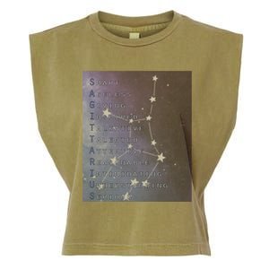 Sagittarius The Archer Horoscopes Funny Gift Garment-Dyed Women's Muscle Tee