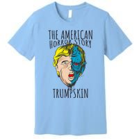 Scary Trumpskin American Horror Spooky Trump Premium T-Shirt