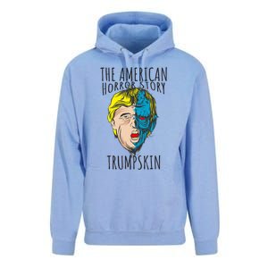 Scary Trumpskin American Horror Spooky Trump Unisex Surf Hoodie