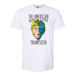 Scary Trumpskin American Horror Spooky Trump Softstyle CVC T-Shirt