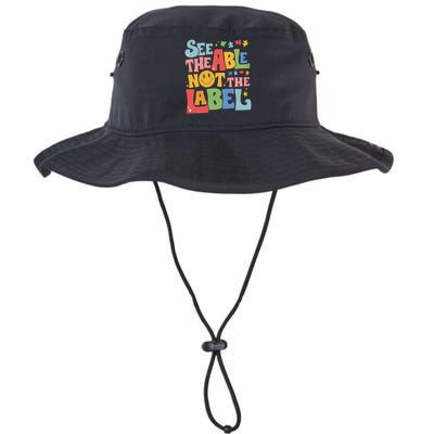 See The Able Not The Label Autism Autism Awareness Be Kind Autism Legacy Cool Fit Booney Bucket Hat