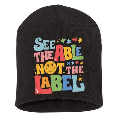 See The Able Not The Label Autism Autism Awareness Be Kind Autism Short Acrylic Beanie