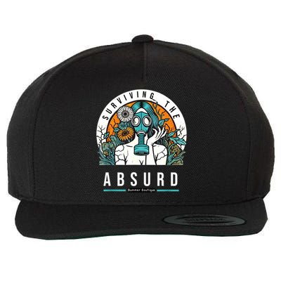 Surviving The Absurd Wool Snapback Cap