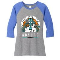 Surviving The Absurd Women's Tri-Blend 3/4-Sleeve Raglan Shirt