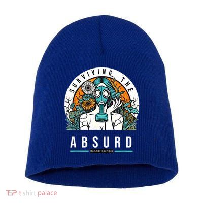 Surviving The Absurd Short Acrylic Beanie