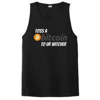 Stylish Toss A Bitcoin To Ur Witcher, Medieval Gamer Design PosiCharge Competitor Tank