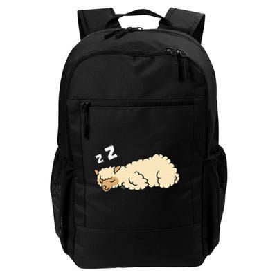 Sleeping Tired Alpaca Pajama Love Alpacas Daily Commute Backpack