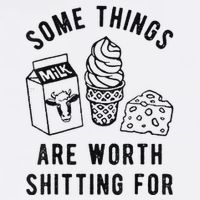 Some Things Are Worth Shitting For Garment-Dyed Sweatshirt