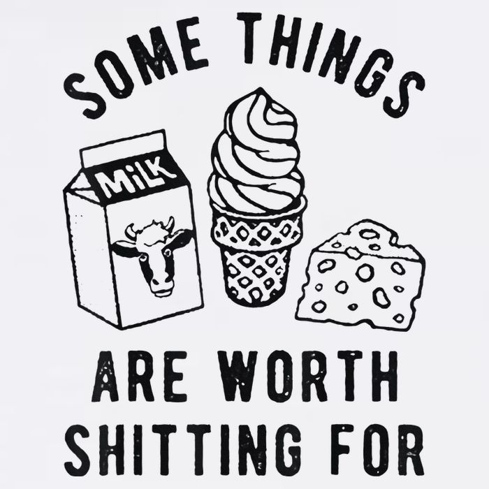 Some Things Are Worth Shitting For Garment-Dyed Sweatshirt