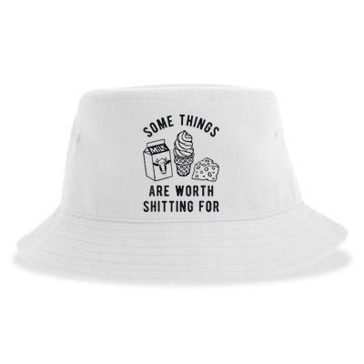 Some Things Are Worth Shitting For Sustainable Bucket Hat