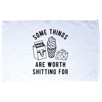 Some Things Are Worth Shitting For Microfiber Hand Towel