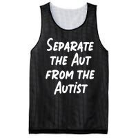 Separate The Aut From The Autist Mesh Reversible Basketball Jersey Tank