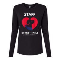 Street Tails Animal Rescue Staff Largew Womens Cotton Relaxed Long Sleeve T-Shirt