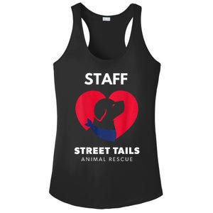 Street Tails Animal Rescue Staff Largew Ladies PosiCharge Competitor Racerback Tank