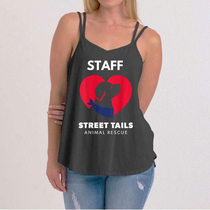 Street Tails Animal Rescue Staff Largew Women's Strappy Tank