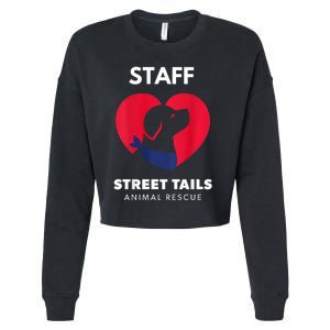 Street Tails Animal Rescue Staff Largew Cropped Pullover Crew