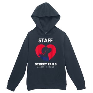 Street Tails Animal Rescue Staff Largew Urban Pullover Hoodie