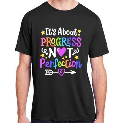 Staar Test About Progress State Test Teacher Testing Monitor Adult ChromaSoft Performance T-Shirt