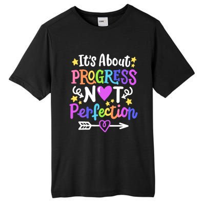 Staar Test About Progress State Test Teacher Testing Monitor Tall Fusion ChromaSoft Performance T-Shirt