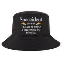 Snaccident The Act Of Eating A Large Pizza By Mistake Cool Comfort Performance Bucket Hat