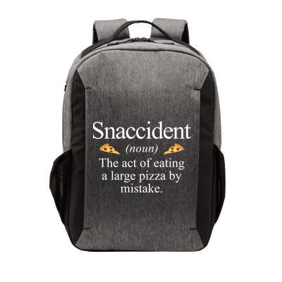 Snaccident The Act Of Eating A Large Pizza By Mistake Vector Backpack