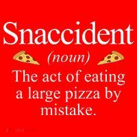 Snaccident The Act Of Eating A Large Pizza By Mistake Pom Pom 12in Knit Beanie