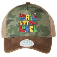 See The Able Not The Label Autism Awareness Legacy Tie Dye Trucker Hat