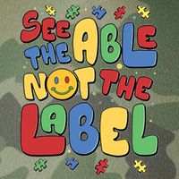 See The Able Not The Label Autism Awareness Legacy Tie Dye Trucker Hat