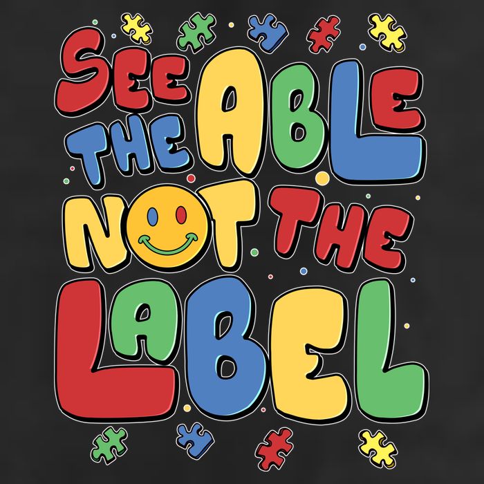 See The Able Not The Label Autism Awareness Cool Comfort Performance Bucket Hat