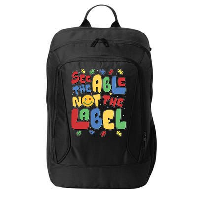 See The Able Not The Label Autism Awareness City Backpack