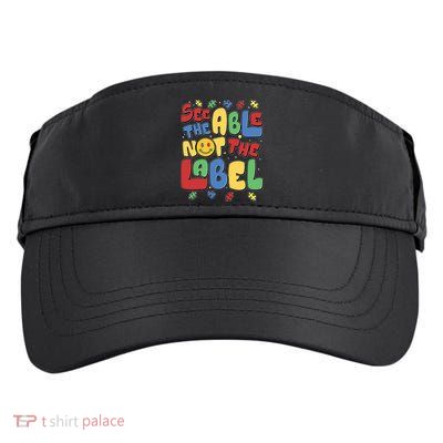 See The Able Not The Label Autism Awareness Adult Drive Performance Visor