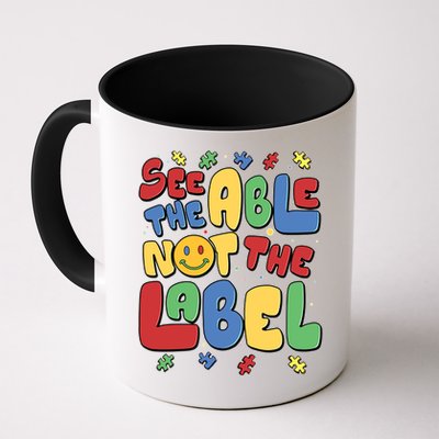 See The Able Not The Label Autism Awareness Mug