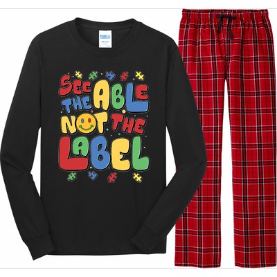 See The Able Not The Label Autism Awareness Long Sleeve Pajama Set