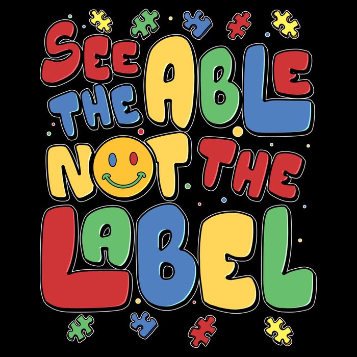 See The Able Not The Label Autism Awareness 16 in Basic Backpack