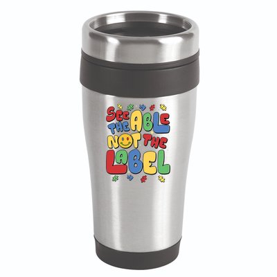 See The Able Not The Label Autism Awareness 16oz Travel Tumbler