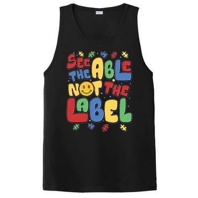 See The Able Not The Label Autism Awareness PosiCharge Competitor Tank