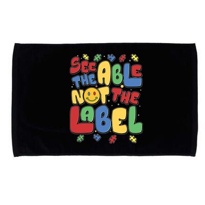 See The Able Not The Label Autism Awareness Microfiber Hand Towel