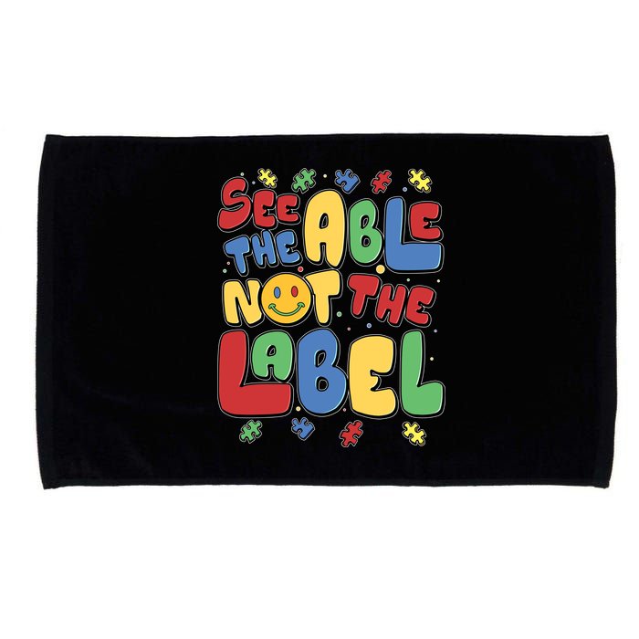 See The Able Not The Label Autism Awareness Microfiber Hand Towel