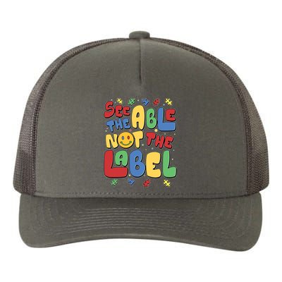 See The Able Not The Label Autism Awareness Yupoong Adult 5-Panel Trucker Hat
