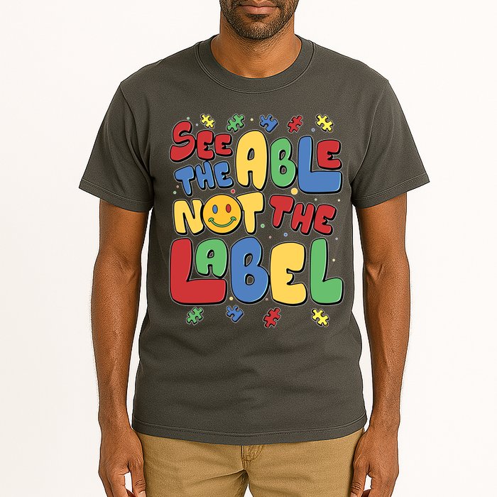 See The Able Not The Label Autism Awareness Tall T-Shirt