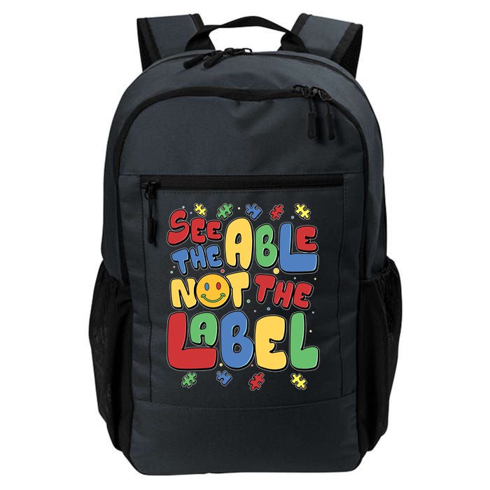 See The Able Not The Label Autism Awareness Backpack