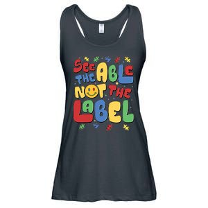 See The Able Not The Label Autism Awareness Ladies Essential Flowy Tank