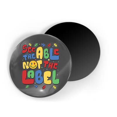 See The Able Not The Label Autism Awareness Magnet