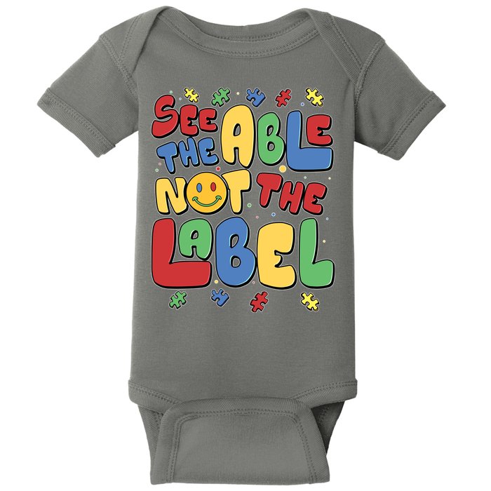 See The Able Not The Label Autism Awareness Baby Bodysuit
