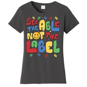 See The Able Not The Label Autism Awareness Women's T-Shirt