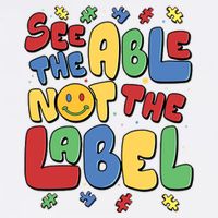 See The Able Not The Label Autism Awareness Garment-Dyed Sweatshirt