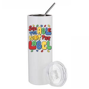 See The Able Not The Label Autism Awareness Stainless Steel Tumbler