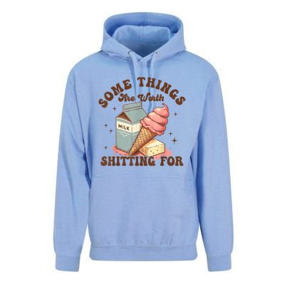 Some Things Are Worth Shitting For Unisex Surf Hoodie